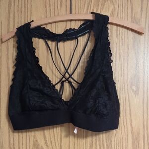 PINK Victoria's Secret Black Lace Bralette